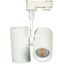 Σποτ Ράγας Διπλό VK/04052TR/2/W/S 16cm 2xGU10 35W White VKLed