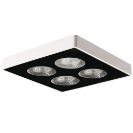 Πλαφονιέρα οροφής VK/04170CE/W/W 14,15x14,15cm Led 1080Lm 12W 3000K White VKLed