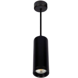 Φωτιστικό Οροφής VK/04043PE/B Φ6x16cm 1xGU10 35W Black VKLed