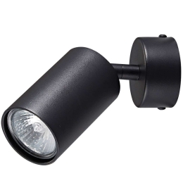 Σποτ Οροφής - Τοίχου VK/03093WA/B 9x12,8cm 1xGU10 35W Black VKLed