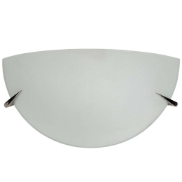 Φωτιστικό Τοίχου - Απλίκα VK/03018/W 30x15cm Ε27x1 42W Nickel-Opal VKLed