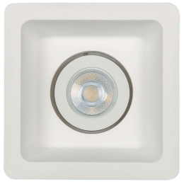 Φωτιστικό Οροφής Χωνευτό VK/09061 15,5x15,5x5,6cm 1xGU10 35W White VKLed