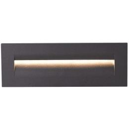 Φωτιστικό Τοίχου VK/02108/AN/W 25x8,7cm Led 280Lm 9W 3000K IP65 Anthracite VKLed
