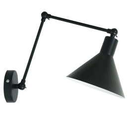 Φωτιστικό Τοίχου-Απλίκα VK/03161/WA/B 42,5x35cm 1xE27 42W Black VKLed