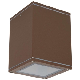 Σποτ Οροφής VK/01066/BR 10,8x10,8x14cm 1xΕ27 60W IP54 Brown VKLed