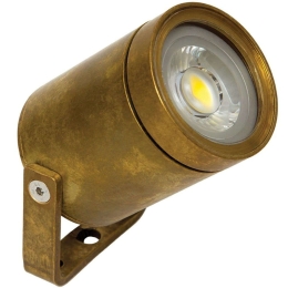 Φωτιστικό Σποτ Κήπου VK/01047/NB Φ6x12cm 1xGU10 35W IP65 Gold VKLed