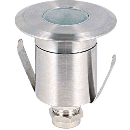 Φωτιστικό Δαπέδου Χωνευτό VK/02118/W/60 Φ5,2x6cm Led 200Lm 3W 3000K IP68 Inox VKLed