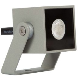 Φωτιστικό Σποτ Κήπου VK/02128/G/W 4x4x6cm Led 90Lm 1W 3000K IP65 Grey VKLed