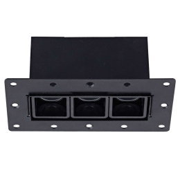 Σποτ Οροφής Χωνευτό V04266TR/B/3/W 13x7cm Led 535Lm 4W 3000K Black VKLed