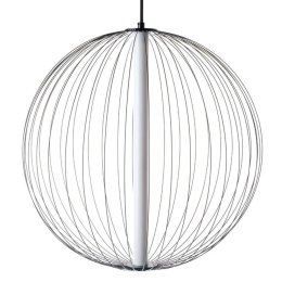 Φωτιστικό Οροφής VK/04390/PE/B/W Φ60cm Led 700Lm 10W 2700K Black VKLed