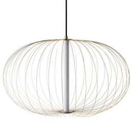 Φωτιστικό Οροφής VK/04388/PE/BS/W Φ50x26cm Led 350Lm 5W 2700K Bronze VKLed