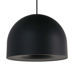 Φωτιστικό Οροφής VK/04392/PE/B Φ40x30cm 1xΕ27 40W Black VKLed