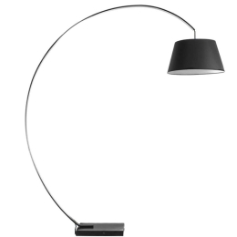 Φωτιστικό Δαπέδου VK/04385/B Φ50x195x205cm 1xE27 40W Black VKLed