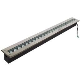 Προβολέας-WallWasher Χωνευτός VK/02016R/W/100 100x11x6,5cm Led 2130Lm 24W 3000K IP67 Grey VKLed