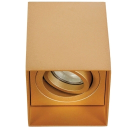 Φωτιστικό Οροφής - Σποτ VK/03055/CH-GD 9x9x11,5cm 1xGU10 35W Gold VKLed