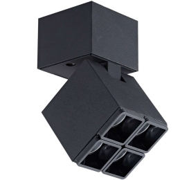 Φωτιστικό Οροφής - Σποτ VK/04304/B/C 6,1x11cm Led 460Lm 8W 4000K Black VKLed