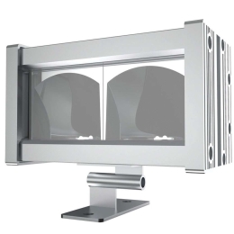 Προβολέας-WallWasher VK/02167/S/C/14 14x7,29x13,42cm Led 445Lm 4W 4000K IP66 Silver VKLed