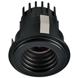 Σποτ Χωνευτό VK/04263/B/W Φ4,1x4cm Led 140Lm 3W 3000K Black VKLed Στρόγγυλο