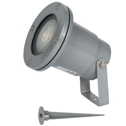 Φωτιστικό Σποτ Κήπου VK/01041/G Φ9,7x13,9cm 1xGU5.3 35W IP65 Grey VKLed