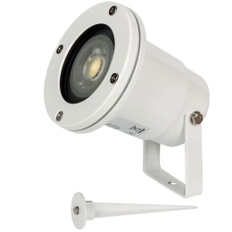 Φωτιστικό Σποτ Κήπου VK/01039/W Φ9,7x13,9cm 1xGU10 35W IP65 White VKLed
