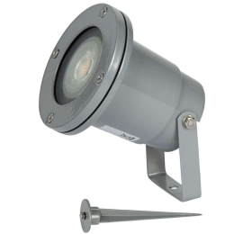 Φωτιστικό Σποτ Κήπου VK/01039/G Φ9,7x13,9cm 1xGU10 35W IP65 Grey VKLed