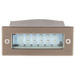 Φωτιστικό Τοίχου VK/02007/MC/D 11x4,4cm Led 60Lm 1,2W 6000K IP54 Nickel VKLed
