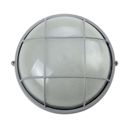 Φωτιστικό Οροφής-Πλαφονιέρα VK/01013/G 19,2x10,7cm 60W E27 IP44 Grey VKLed