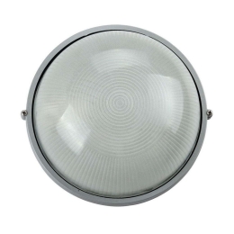Φωτιστικό Οροφής-Πλαφονιέρα VK/01015/G 19,2x10,7cm 60W E27 IP44 Grey VKLed Πλαστικό