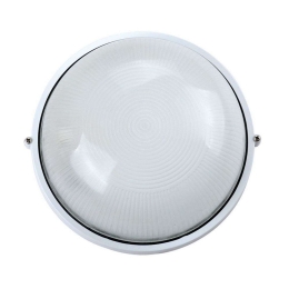 Φωτιστικό Οροφής-Πλαφονιέρα VK/01015/W 19,2x10,7cm 60W E27 IP44 White VKLed Πλαστικό
