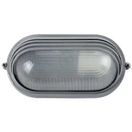 Φωτιστικό Τοίχου VK/01006/G 28,3x14x16,2cm E27 60W IP44 Grey VKLed