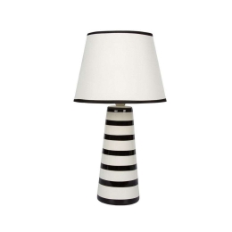 Φωτιστικό Επιτραπέζιο VK/1302s/D 10x34cm 1xE14 35W Black-White VKLed