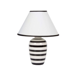 Φωτιστικό Επιτραπέζιο VK/1305/D 1xE14 35W 10x31cm Black-White VKLed