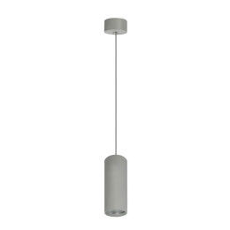 Φωτιστικό Οροφής VK/04352/PE/G/40/930/17 Φ8x17cm 25,5W LED 3000K 40° Grey VKLed