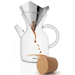 Καφετιέρα Pour Over 502710 1000ml Clear Eva Solo Ατσάλι,Γυαλί