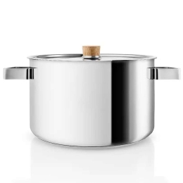 Κατσαρόλα Nordic Kitchen 281260 24cm 6lt Inox-Natural Eva Solo 24cm Ατσάλι,Ξύλο