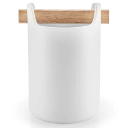 Θήκη Εργαλείων Κουζίνας 530637 20cm Natural-White Eva Solo Κεραμικό,Ξύλο