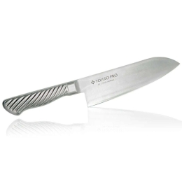 Μαχαίρι Santoku Pro F-895 17cm Chrome Tojiro Ανοξείδωτο Ατσάλι
