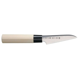 Μαχαίρι Ξεφλουδίσματος Zen FD-561 9cm Natural-Chrome Tojiro Ατσάλι,Ξύλο