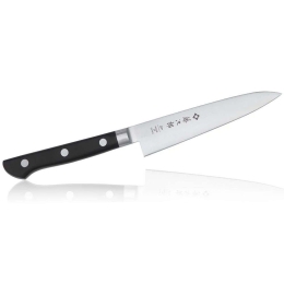 Μαχαίρι Γενικής Χρήσης Classic F-801 12cm Black-Chrome Tojiro Ανοξείδωτο Ατσάλι