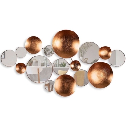 Διακοσμητικό Τοίχου Infinity 891TNL2386 116x60cm Bronze Wallity Μέταλλο
