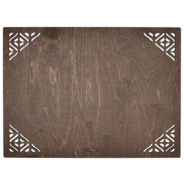 Σουπλά Corpat (Σετ 4Τμχ) 790PYN1108 33x45cm Wenge Hermia Ξύλο