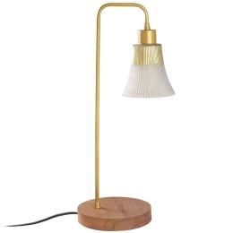 Φωτιστικό Επιτραπέζιο Foca 525NOR2103 Φ23x52cm E27 40W Natural-Gold Opviq