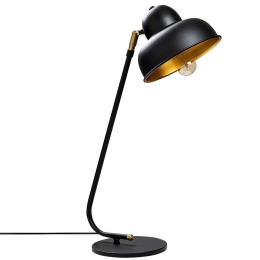 Φωτιστικό Επιτραπέζιο Berceste 521SHN2154 20x35x59cm E27 40W Black-Gold Opviq