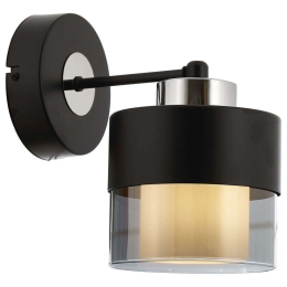 Φωτιστικό Τοίχου - Απλίκα 683AVN2239 14x19x23cm 1xE27 60W Black Opviq