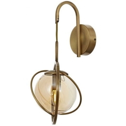 Φωτιστικό Τοίχου - Απλίκα 683AVN2243 22x24x42cm 1xE14 40W Gold Opviq