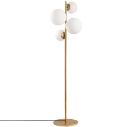 Φωτιστικό Δαπέδου Fazli 942FLG1522 33x33x162cm 4xE14 40W Gold Opviq