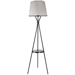Φωτιστικό Δαπέδου Venedik 534LUN3710 Φ45x165cm E27 60W Black-Grey Opviq