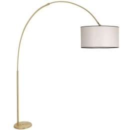 Φωτιστικό Δαπέδου Deve 534LUN4258 230x155cm E27 60W Gold-Cream Opviq