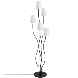 Φωτιστικό Δαπέδου Bonibon 942FLG1537 44x44x160cm 5xE14 40W Black-White Opviq
