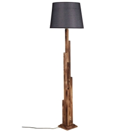 Φωτιστικό Δαπέδου Kule 534LUN2217 Φ35/45x165cm E27 60W Brown-Grey Opviq